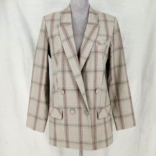 VETEMENTS Blazer donna Cabi oversize a quadri con bottoni taglia 4 mai indossato