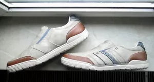 MEMPHIS ONE DEICHMANN SNEAKER FREIZEIT FREIZEIT BASIC SLIPPER GRAU BRAUN 45 NEU - Bild 1 von 8