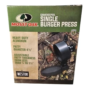 Weston Mossy Oak Wildhüter einzelne Burger Patties Presse verstellbar strapazierfähig - Bild 1 von 4