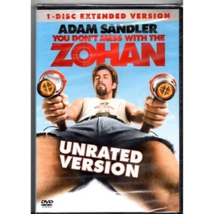 YOU DON'T MESS WITH THE ZOHAN DVD, Adam Sandler, UNRATED! BRAND-NEW, SEALED - Bild 1 von 2
