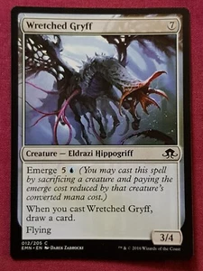 Magic The Gathering ELDRITCH MOON WRETCHED GRYFF devoid card MTG - Bild 1 von 2