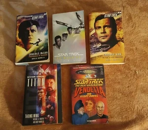 Konvolut 5 Star Trek & The Next Generation Taschenbücher - Bild 1 von 6