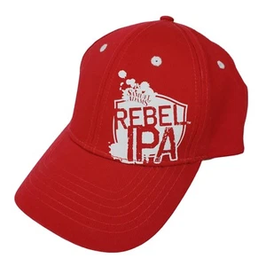 Sam Adams Rebel IPA Snapback Hat Craft Beer Baseball Cap Red Adjustable NWOT - Picture 1 of 5