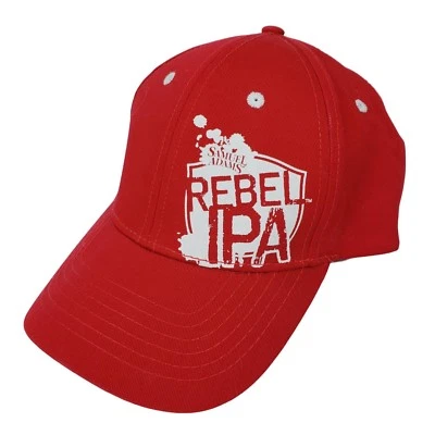 Gorra de béisbol Sam Adams Rebel IPA Snapback cerveza artesanal roja ajustable nueva sin etiquetas Foto 1 de 4