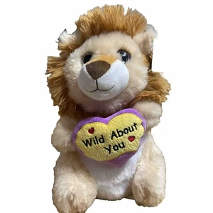 Peluche Hug Me Lion Heart Wild About You Walgreen 11 pulgadas animal nuevo - Imagen 1 de 8