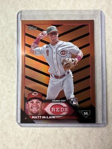 2023 Topps Update Baseball Matt Mclain RC "Halloween" Parallel Rookie #US199