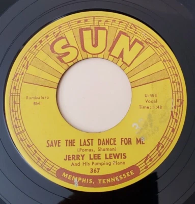 Jerry Lee Lewis SAVE THE LAST DANCE FOR ME (ROCKABILLY 45) #367 PLAYS VG++ Foto 1 de 4