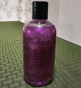 Champú Philosophy Sugar Plum Fairy 3 en 1 gel de ducha baño de burbujas 8 fl oz sellado - Imagen 1 de 5