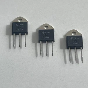3 unidades - Motorola TIP145 - PNP Darlington Power Transistor - TO-218 - NOS - Imagen 1 de 3