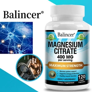 Magnesium Citrate Supplement - Promotes muscle and bone health, aids digestion - Bild 1 von 8
