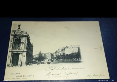Vintage postcard CPA Madrid Spain 1904 Ref191 - Imagen 1 de 3