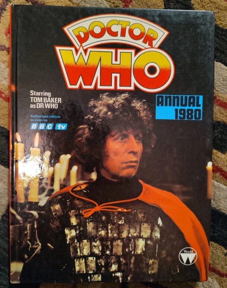 OOP Hardcover Book THE DOCTOR WHO ANNUAL 1980 Tom Baker BBC U.K. Italy Print - Image 1 of 4