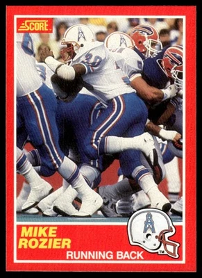 1989 SCORE MIKE ROZIER C HOUSTON OILERS #172 - Image 1 of 2