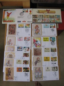 PRESENTATION PACK NO G2 - 1993 - GREETINGS GIVING + 12 FDC 10 X 1ST CLASS STAMPS - Picture 1 of 15