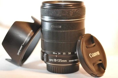 佳能 EF-S 18-135 毫米 f/3.5-5.6 IS 镜头 很好 适用于 EOS Rebel T8 T7 T6 T5 80D 90D 70D — 第 1/4 张图片