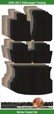 Juego de alfombrillas bereber personalizadas para Volkswagen Touareg 2005-2017 (5 piezas) #10FR Foto 1 de 4