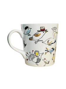 Crate & Barrel Birds Party Mug 227–182 Brand New - Picture 1 of 13