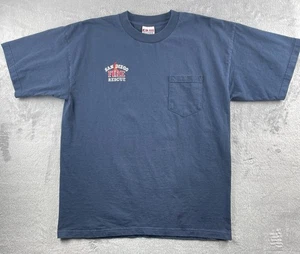 Vintage SDFD San Diego Fire Department T-Shirt Herren XL Navy Blau Hergestellt in den USA LESEN - Bild 1 von 7
