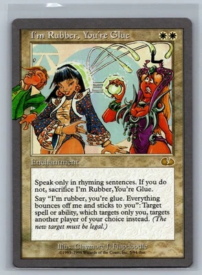 Magic The Gathering Unglued I'm Rubber, You're Glue #5/94 MTG TCG CCG - Image 1 of 2