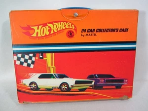 Vintage 1967 Mattel Hot Wheels Redline 24 Car Collector Case - Bild 1 von 19