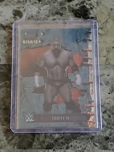 2025 Topps Chrome WWE Cactus Jack Triple H Aqua Shimmer rifrattore /199 - Foto 1 di 2