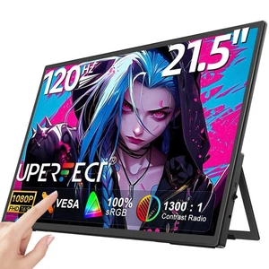 UPERFECT Monitor Portatile Touch Screen 21,5 Pollici 120Hz GroBer Display Portatile - Foto 1 di 10