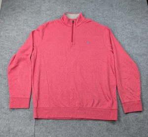 Polo Ralph Lauren Cuarto Cremallera Para Hombres XL Suave Brezo Pullover Ligero Preppy - Imagen 1 de 6