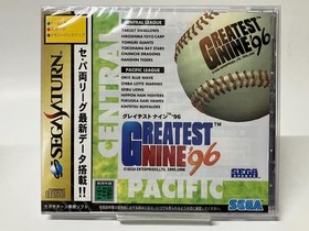 Greatest Nine 96 Sega Saturn Japan New Sealed Sega NTSC-J Baseball Sports