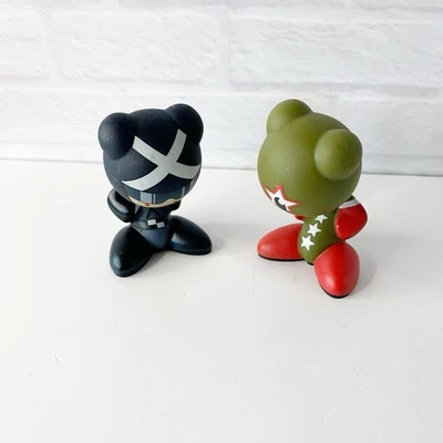 UB Funkeys Vroom And Racer X Figure Set of 2 Green Black Mattel - Image 1 of 4