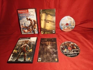 God of War I 1 & II 2 Sony PlayStation 2 2007 Lot Bundle PS2 Tested No DVD READ - Picture 1 of 18