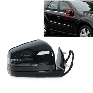 Right Side Door Wing Mirror Black For Mercedes Benz W164 X164 ML GL 2005-2011 - Picture 1 of 15