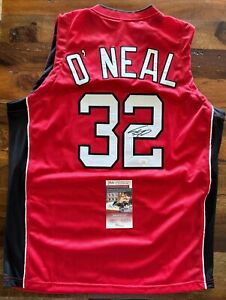 Shaquille O'Neal Autographed Miami Heat Jersey JSA Authenticated WIT160709