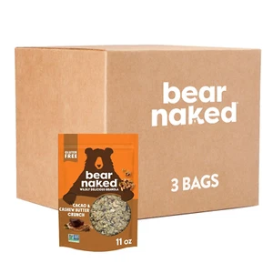 Bear Naked Cacao and Cashew Butter Crunch granola, 11oz bag, (3 Bags) - Picture 1 of 12