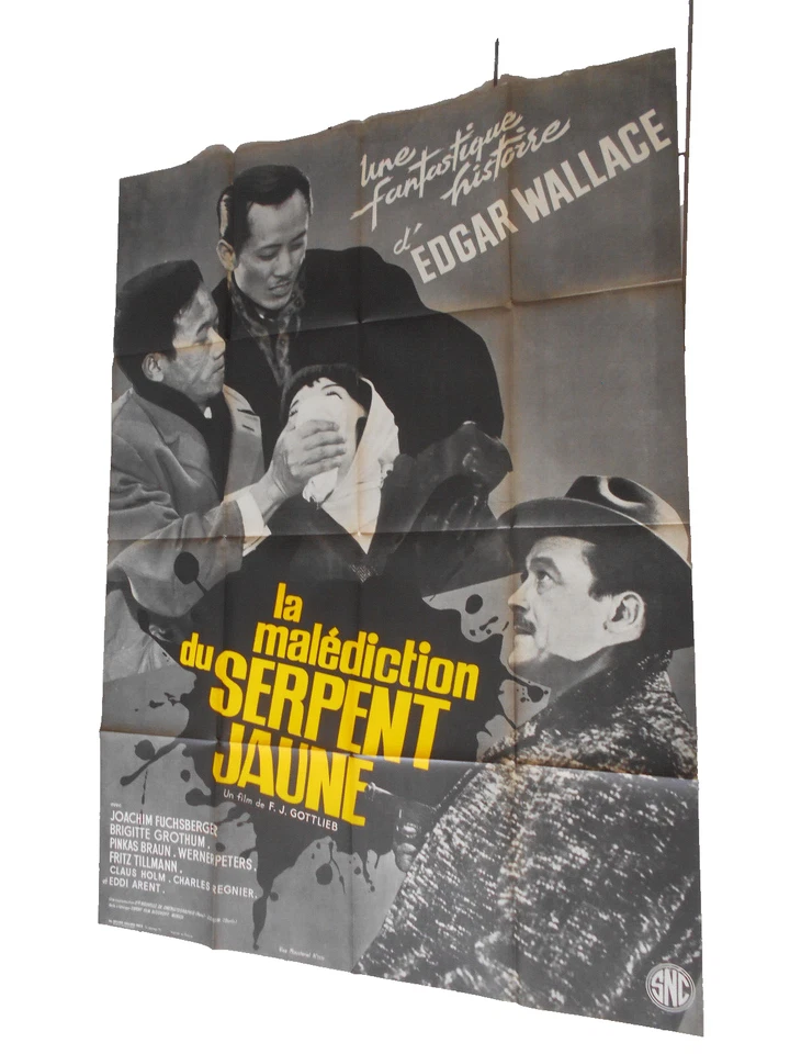 DER FLUCH DER GELBEN SCHLANGE - Edgar Wallace - Joachim Fuchsberger - Bild 1 von 1