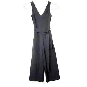 Mono Everlane City a Rayas Sin Nivel Corte Pierna Ancha Negro Mujer 00 Nuevo con Etiquetas - Imagen 1 de 14