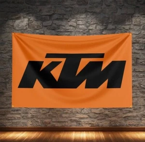 KTM Banner Bandiera Flag Merch Officina Nuovo - Foto 1 di 3