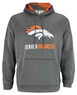 Sudadera con Capucha Zubaz NFL Para Hombre DENVER BRONCOS Equipo Bloque de Color 1/4 Líneas Camufladas Cremallera Talla L Foto 1 de 4