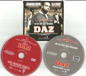DAZ w/ Jermaine Dupri MIX SESSION Gangsta PROMO CD & VIDEO DVD w/ RICK ROSS - Picture 1 of 1