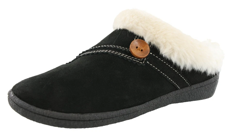 CLARKS WOMEN'S REBECCA WINTER CLOG SLIPPERS - Image 1 of 1