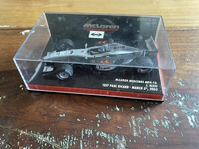 MINICHAMPS 1/43 - Mclaresn Mercedes MP4-16 J.Alesi March 5th 2002 530024399 - Image 1 of 4