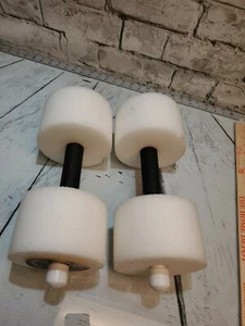 Thera Band Swimming Pool Fitness Water Dumbell set White - Picture 1 of 4