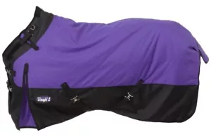 "Manta de participación de caballo de invierno - impermeable - cuello acurrucado - 1200D - púrpura - 69"" - 84" - Imagen 1 de 3