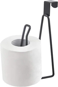 Over the Tank Toilet Paper Holder Stand, Metal Toilet Tissue Roll Holder Dispens - Picture 1 of 12