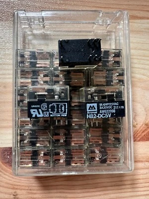 69pcs of (25)AROMAT HB2-DC5, (20)HB2E-DC24 Relays & (24)NEC EC2-12NJ 12V relays - Image 1 of 4