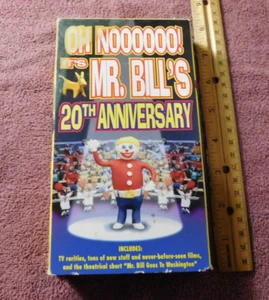 Mr. Bill's 20th Anniversary VHS Tape Vintage 1995 - Imagen 1 de 8