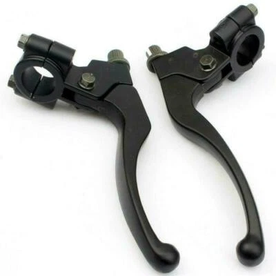1 par de embrague de percha de palanca de freno negro para HONDA CRF50F CR125R CR250R XR200R XR80R Foto 1 de 4