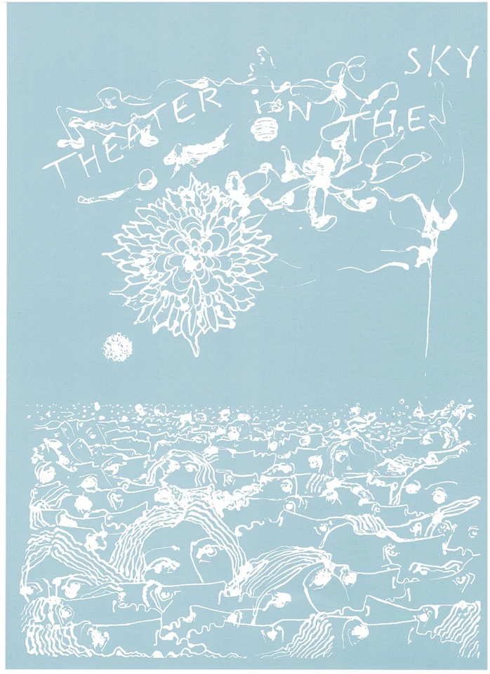 Otto Piene  " Theater in the Sky " Serigraphie - Siebdruck 1977 - Bild 1 von 1