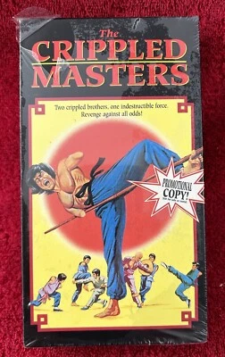 The Crippled Master (VHS, 1996, Promo Screener) Kung Fu Martial Art new sealed - Image 1 of 4