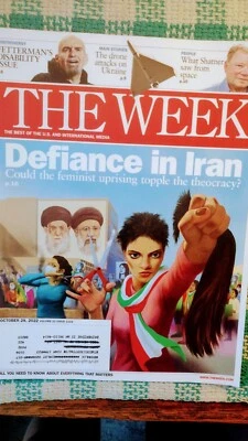 THE WEEK INTERNATIONAL MEDIA DEFIANCE IN IRAN OCTOBER 28 2022 MAGAZINE Foto 1 de 4