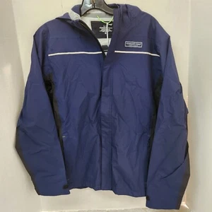 New Boys Vineyard Vines Nor'Easter Rain Shell Hooded Jacket Raincoat XL 18 New - Picture 1 of 11